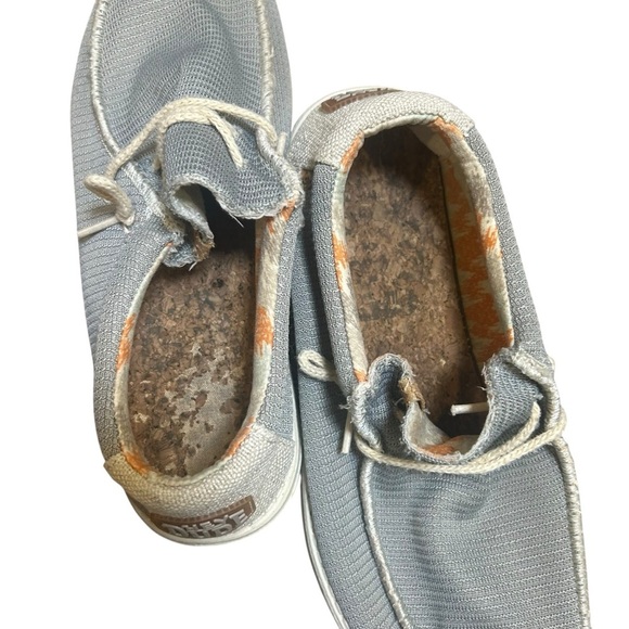 Hey Dude Wally knit teenage boy Men’s size 8 slip on lightweight shoes gray - Picture 4 of 6